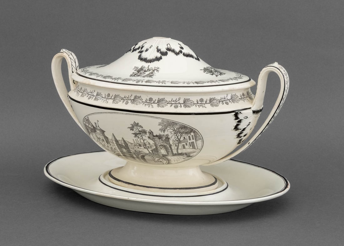 French Creamware Tableware, 3 Pcs. - 3