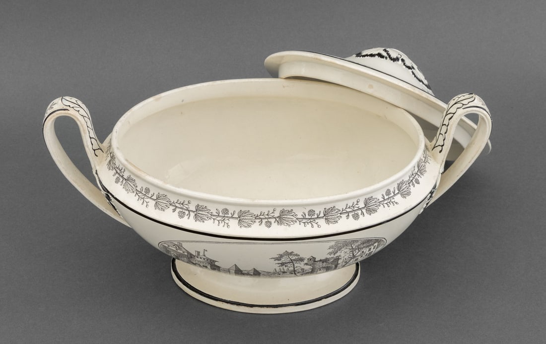 French Creamware Tableware, 3 Pcs. - 9