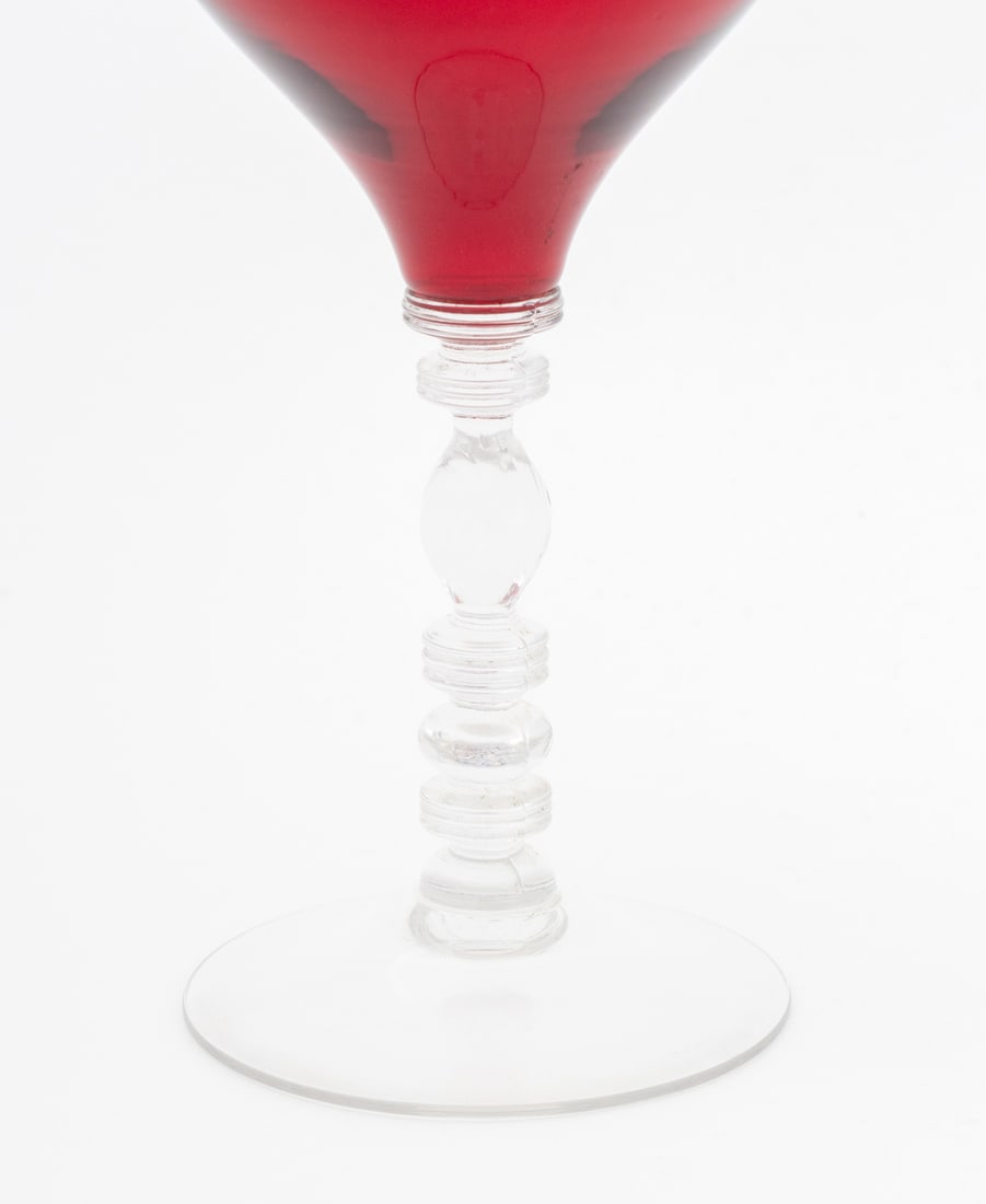 Ruby Glass Stemware, 13 Pcs. - 10
