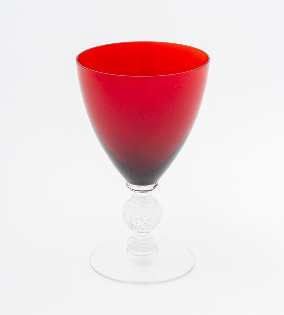 Ruby Glass Stemware, 13 Pcs. - 5