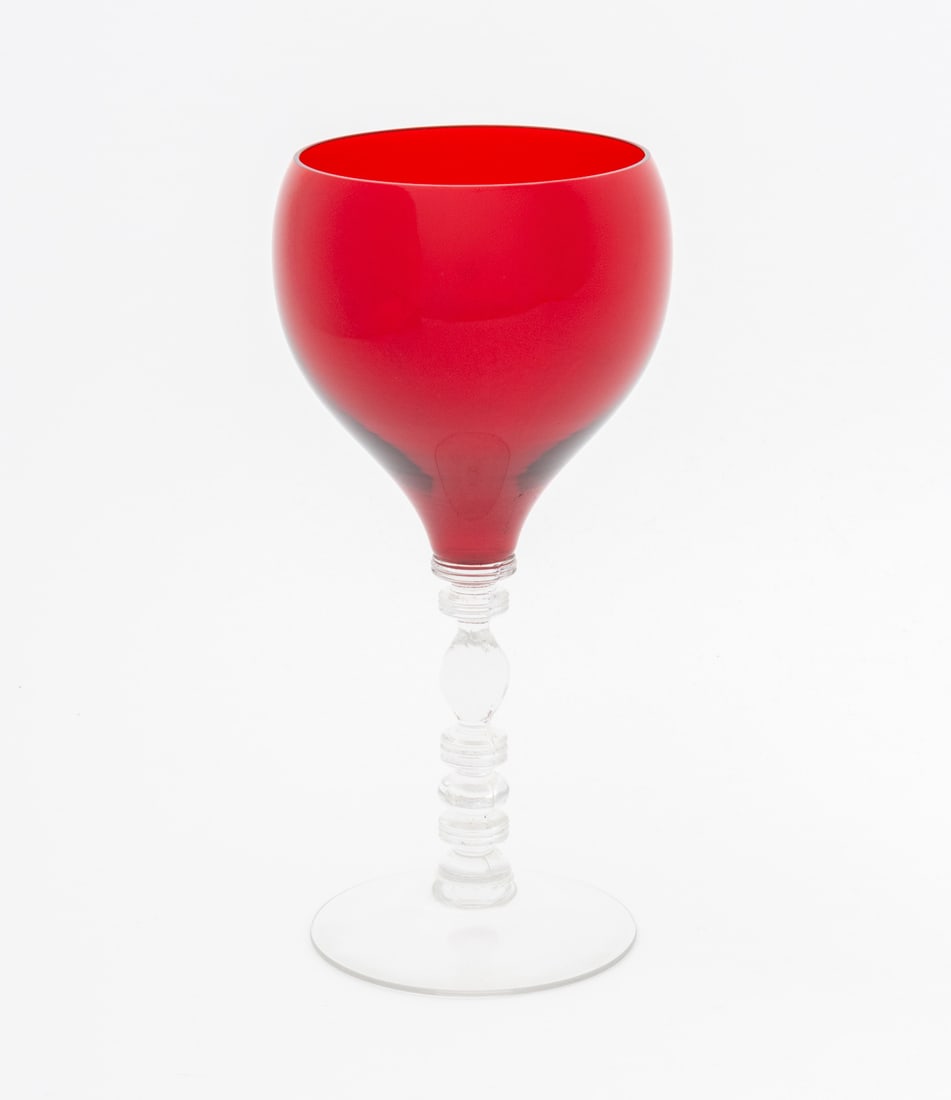 Ruby Glass Stemware, 13 Pcs. - 9
