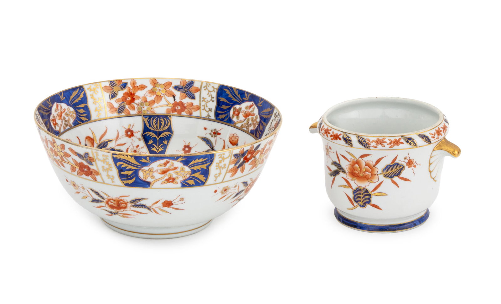 English Imari Porcelain Tableware, 2 Pcs. (1 of 14)