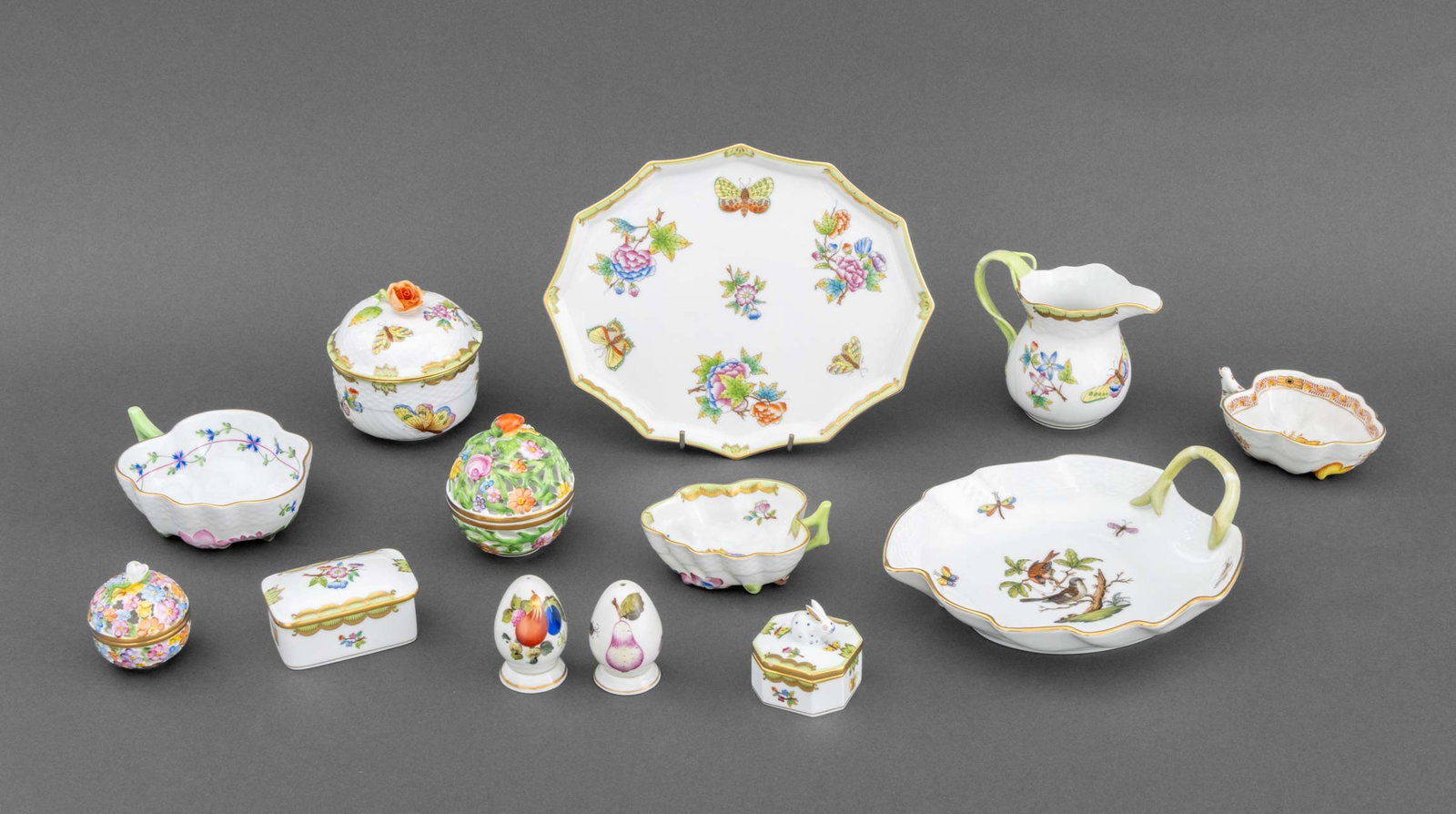 Herend Porcelain Tableware, 13 Pcs. (1 of 20)