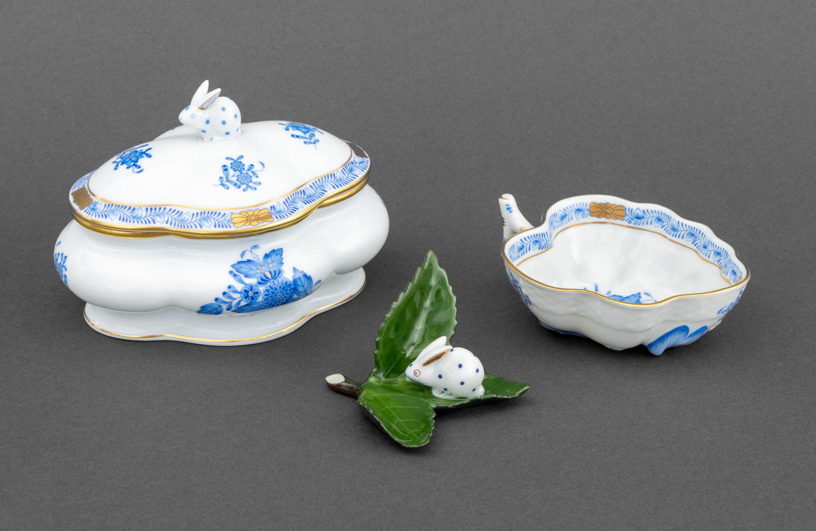 Herend Porcelain Tableware, 3 Pcs. (1 of 15)