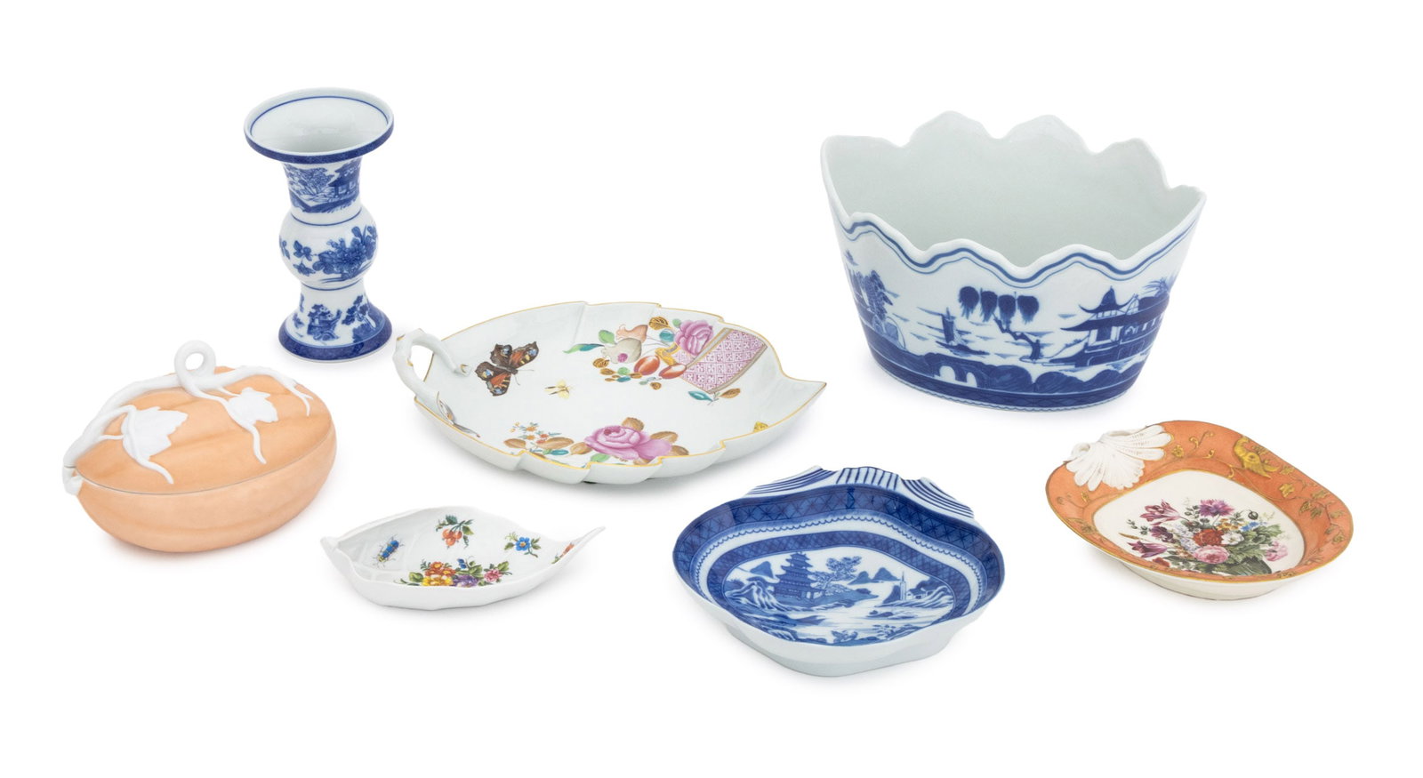 Mottahedeh Porcelain Tableware, 7 Pcs. (1 of 20)