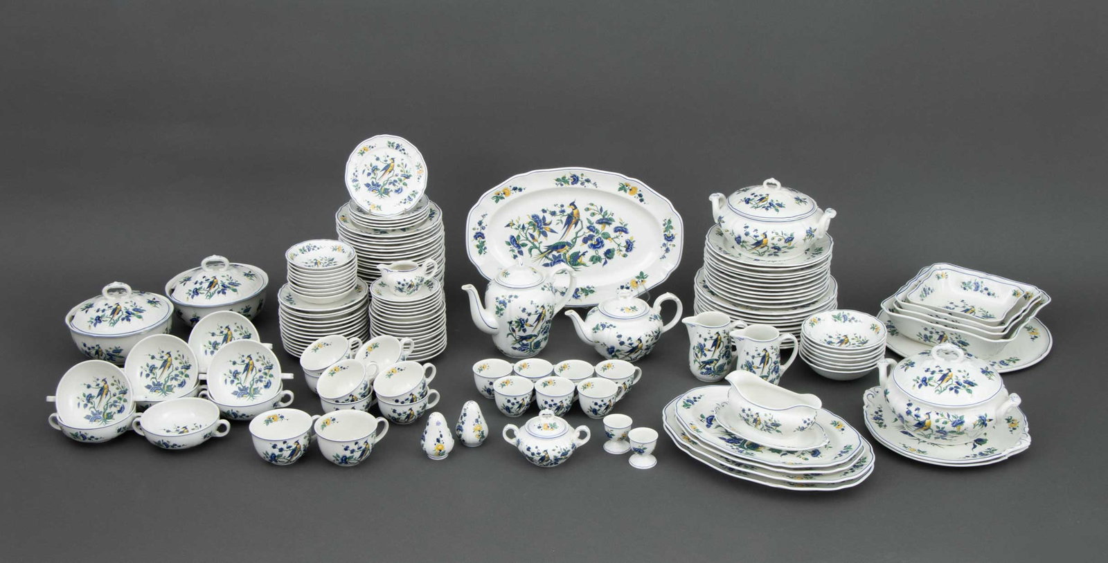Villeroy & Boch "Phoenix Blau" Service, 152 Pcs. (1 of 20)