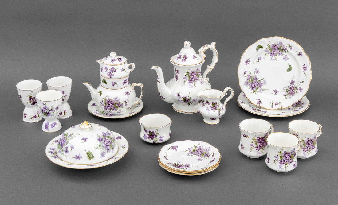 Hammersley Porcelain "Victorian Violets" Set, 19 (1 of 20)