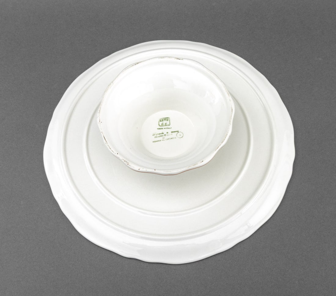Este C.E. Painted Ceramic Tableware, 13 Pcs. - 12