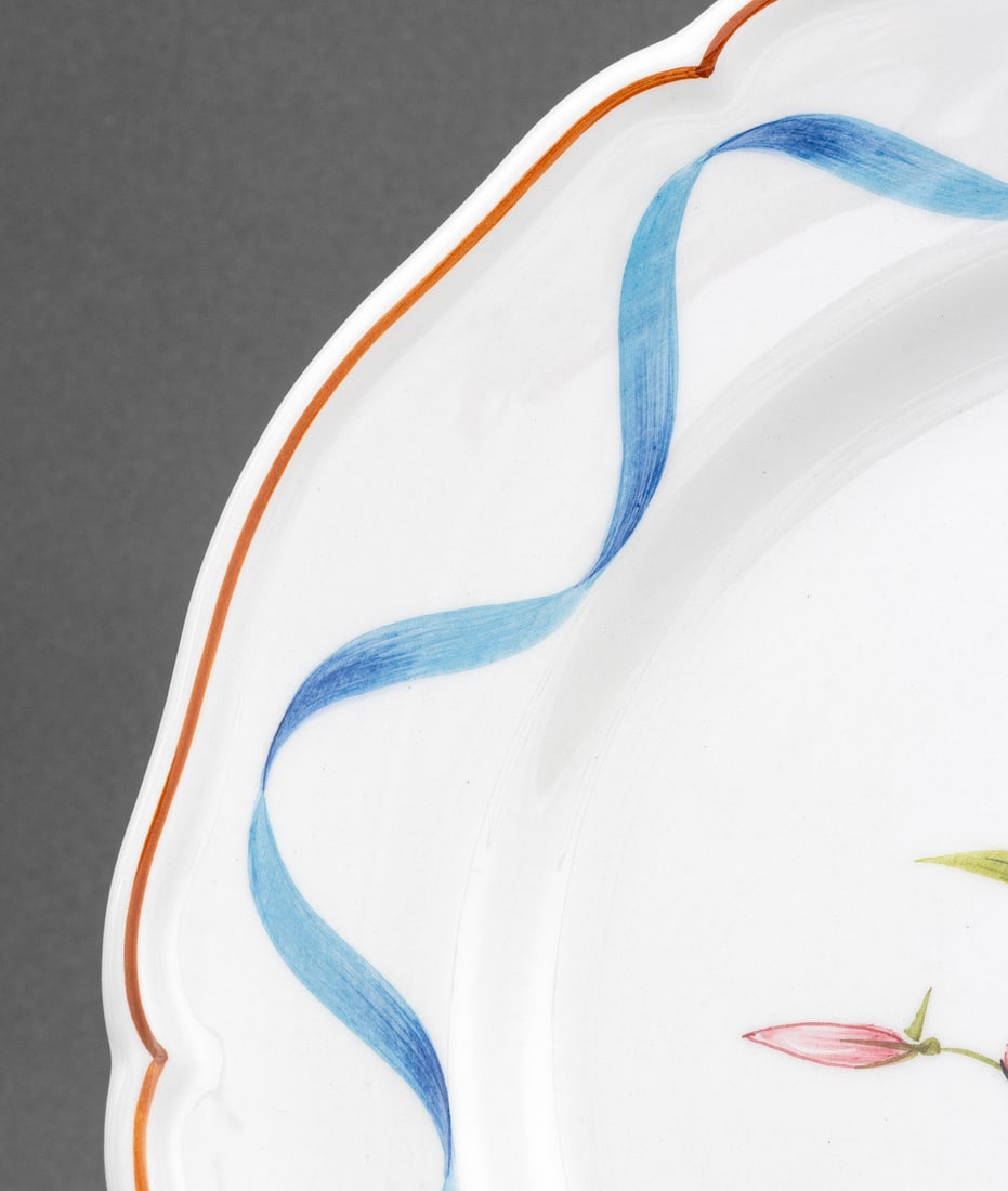 Este C.E. Painted Ceramic Tableware, 13 Pcs. - 6