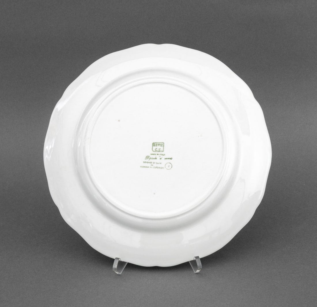 Este C.E. Painted Ceramic Tableware, 13 Pcs. - 7
