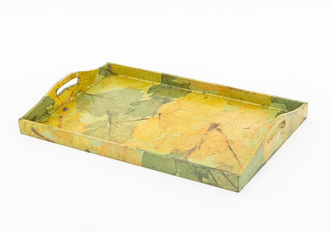 Lacquered Leaf Serving Trays, 6 - 2