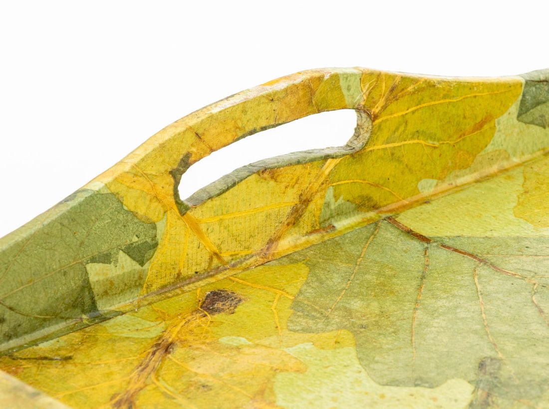 Lacquered Leaf Serving Trays, 6 - 4