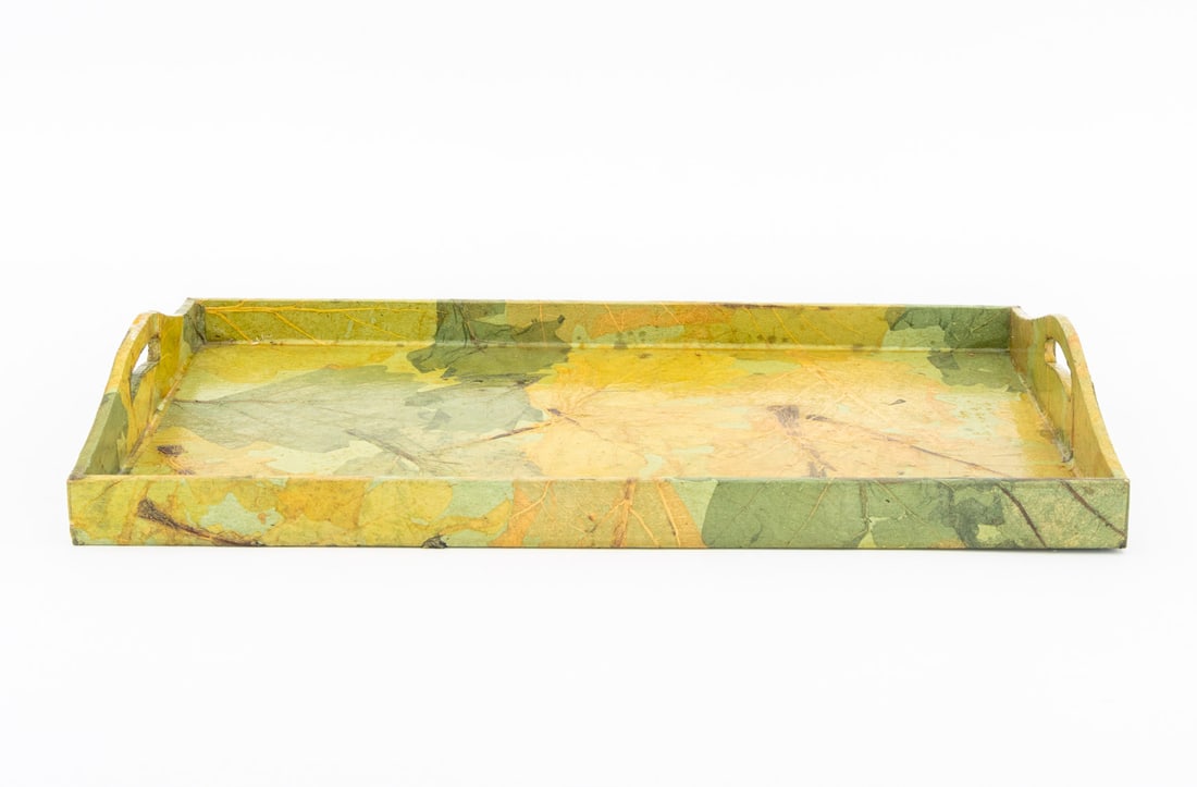 Lacquered Leaf Serving Trays, 6 - 5