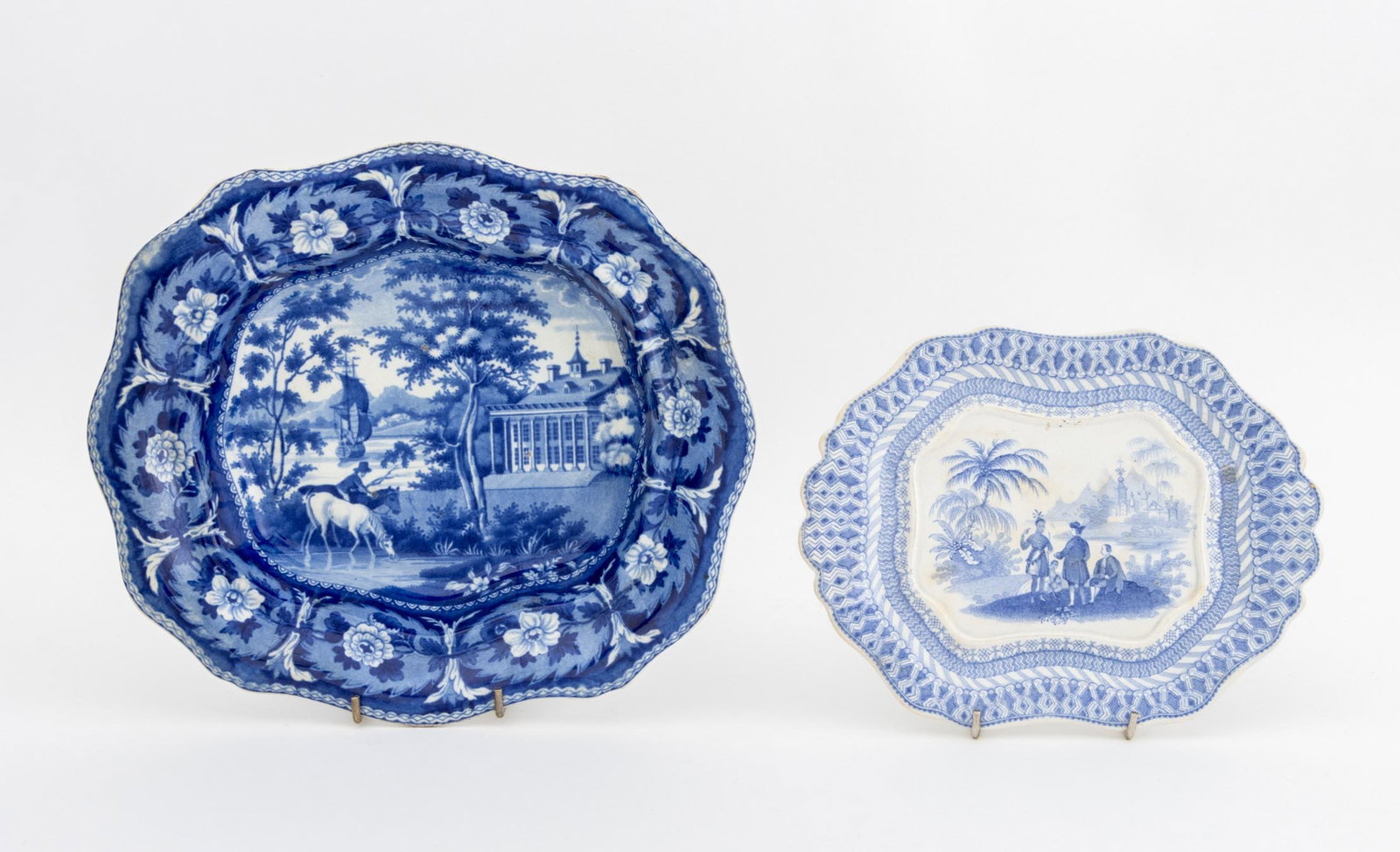 English Transferware Ceramic Tableware, 19 Pcs. - 14