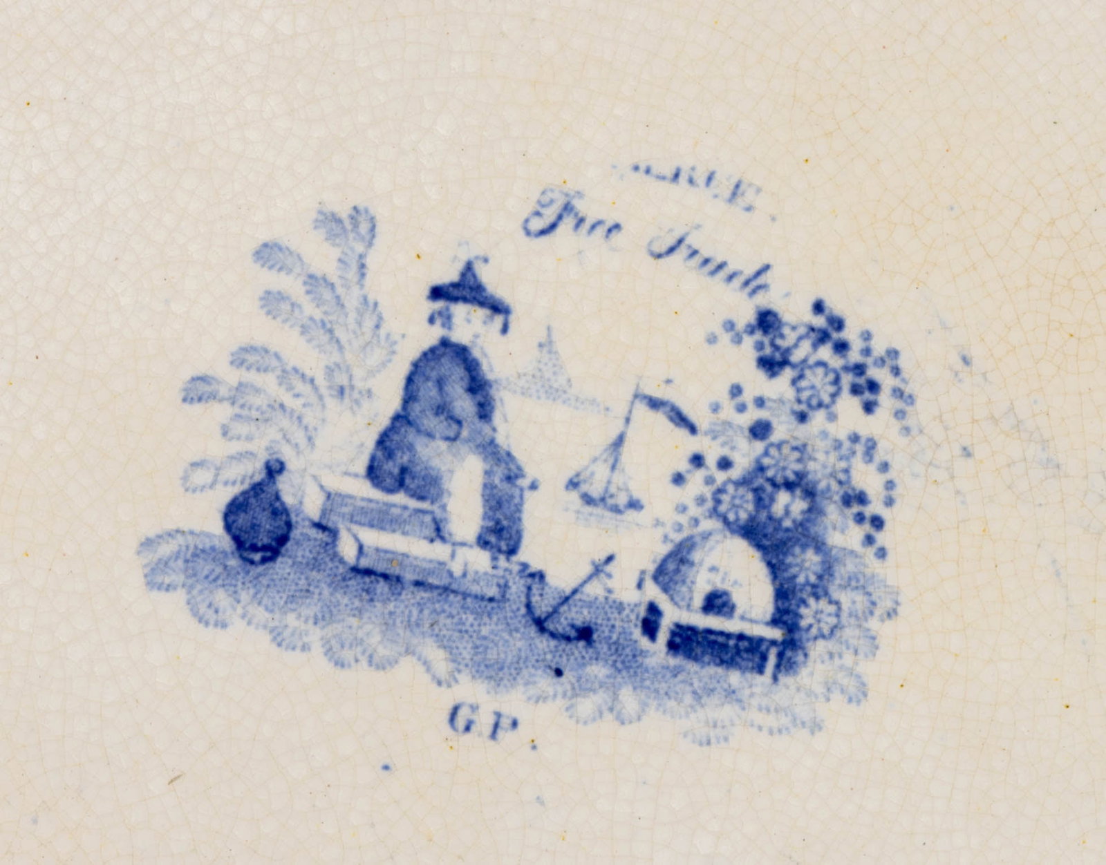 English Transferware Ceramic Tableware, 19 Pcs. - 7