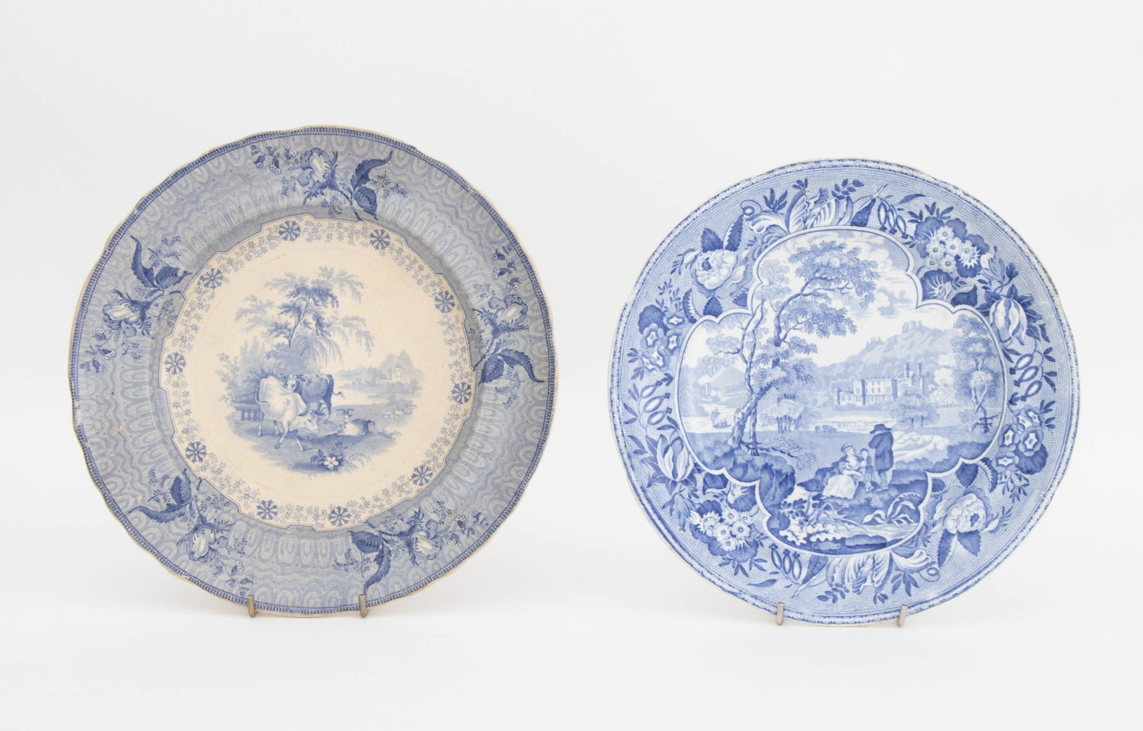 English Transferware Ceramic Tableware, 19 Pcs. - 8