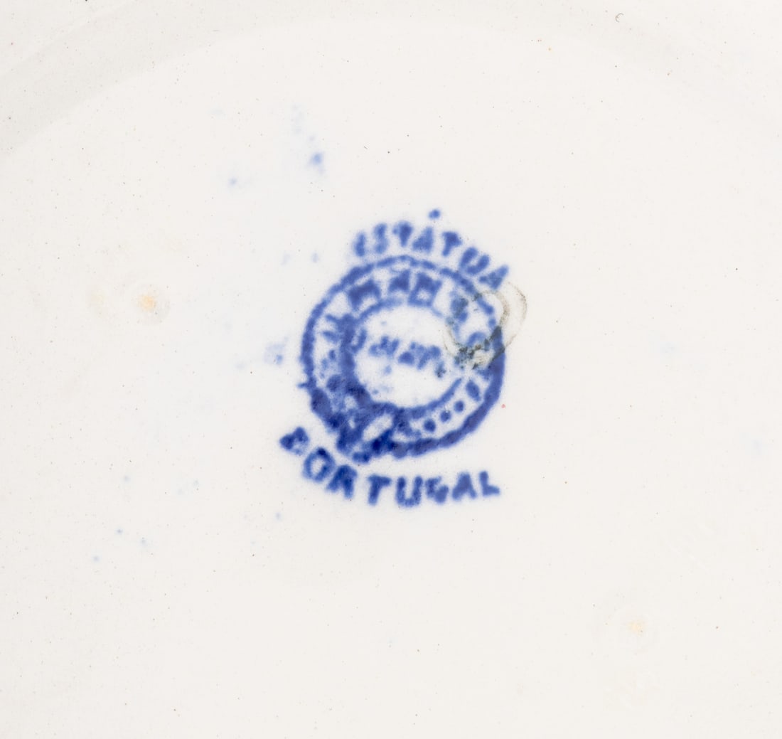Flow Blue Transferware Plates, 14 - 20
