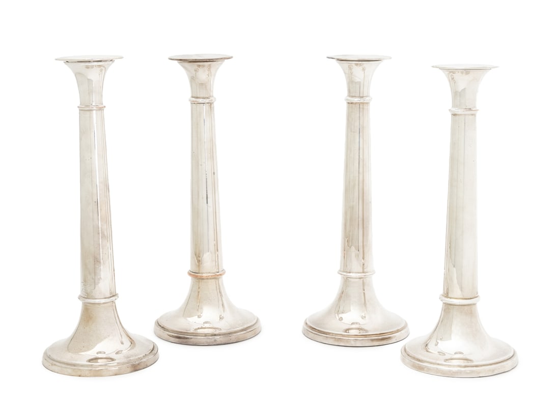 Lawrence B. Smith Co. Silver Plate Candlesticks, 4 (1 of 8)