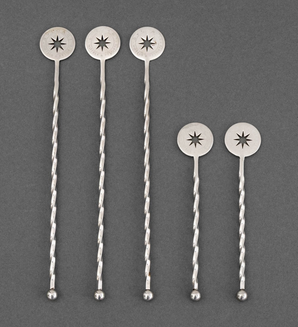 Bulgari Hotels & Resorts Cocktail Stirrers, 5 (1 of 6)