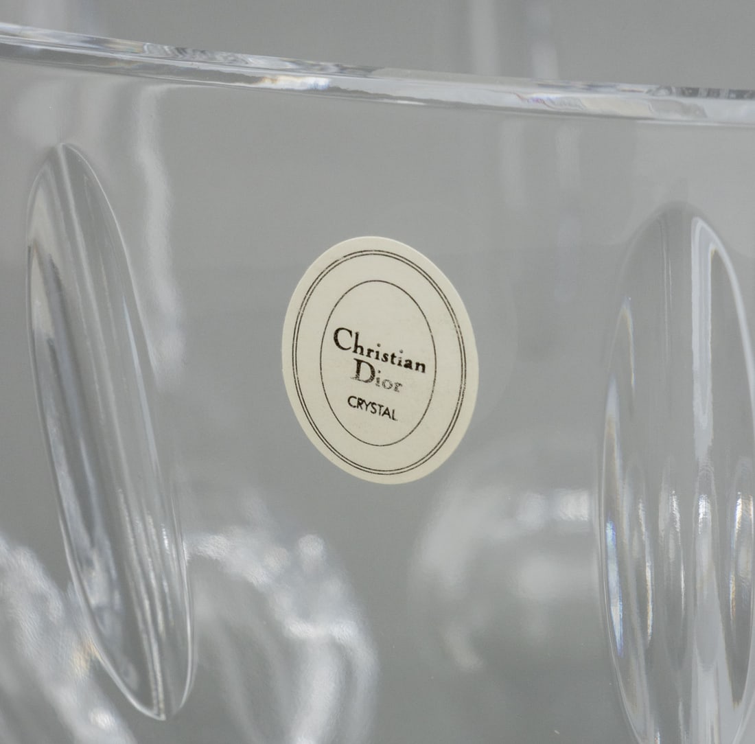 Christian Dior "Germaine" Crystal Centerpiece Bowl - 7
