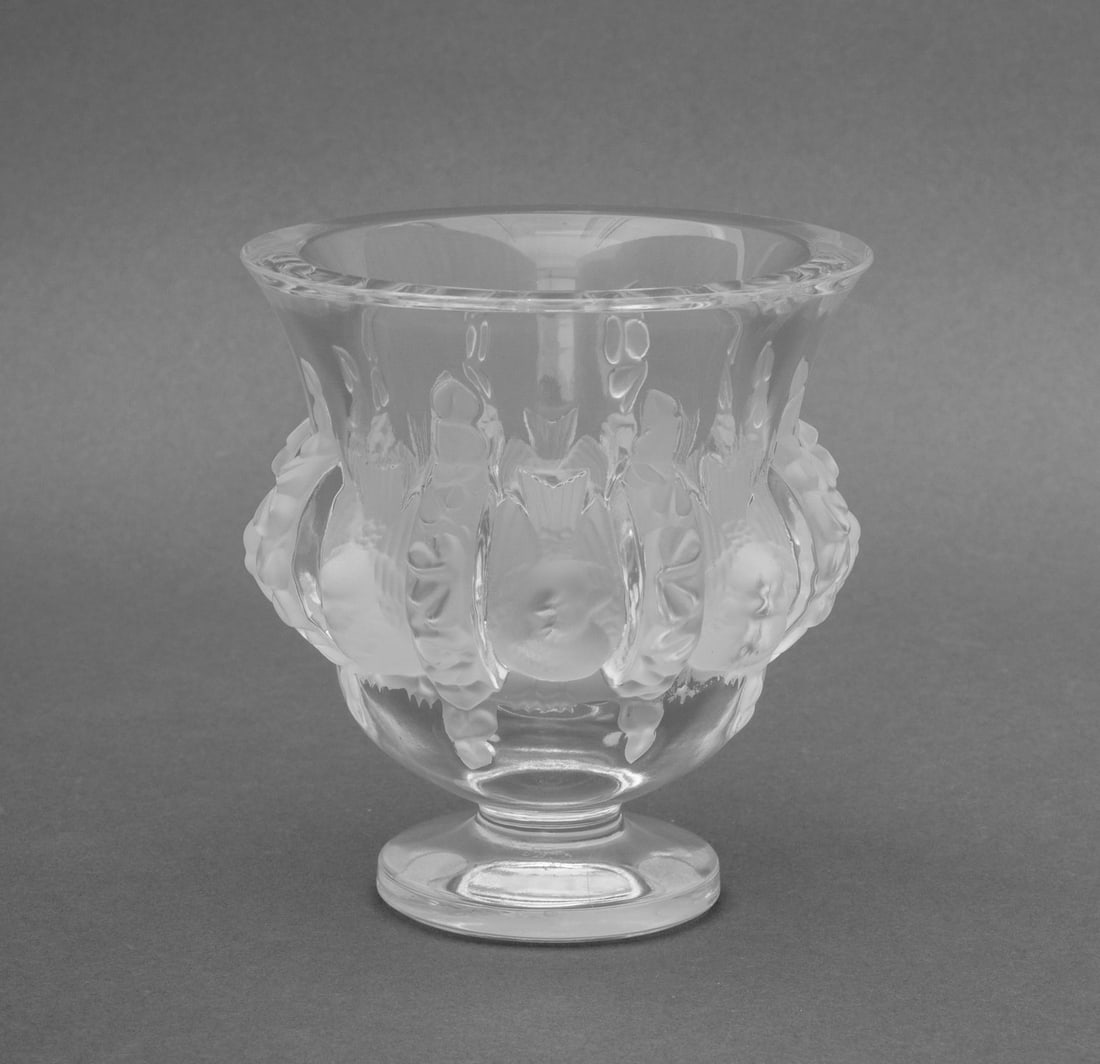 Lalique Crystal "Dampierre" Vase (1 of 8)