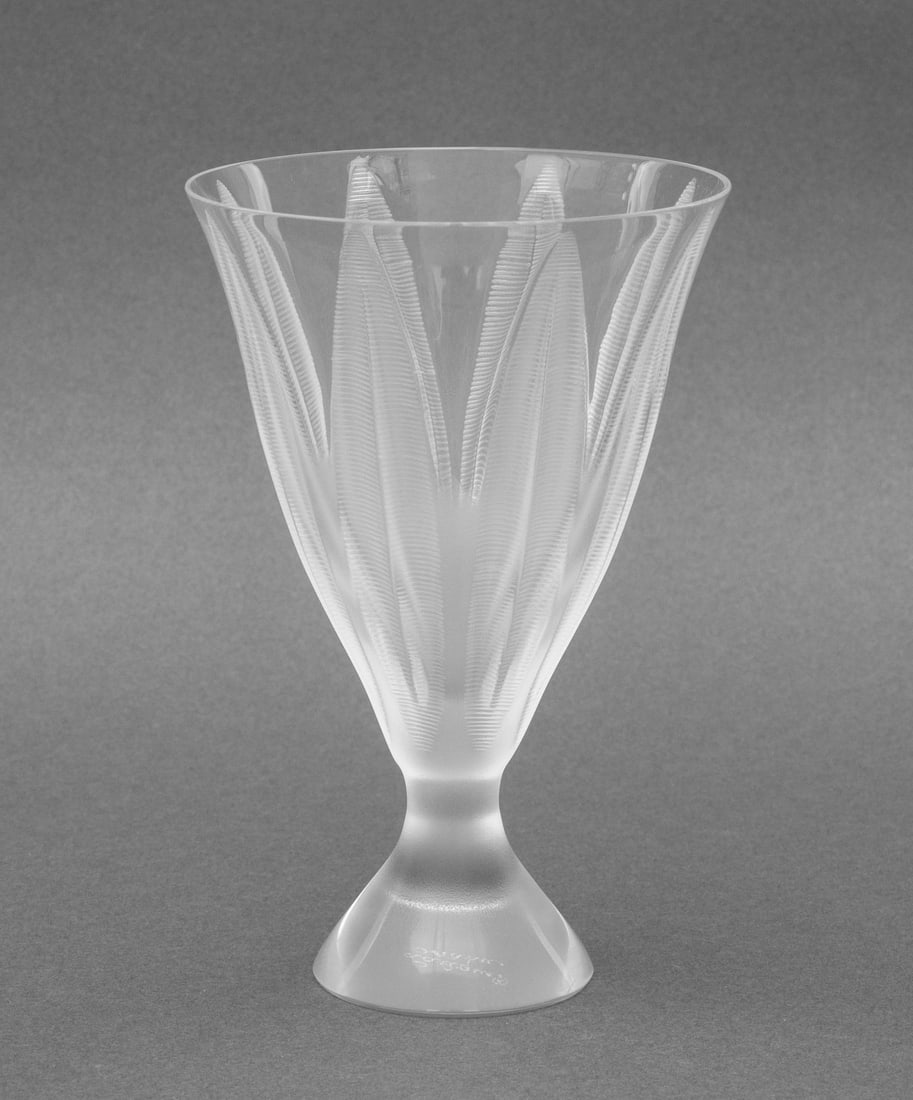 Lalique Crystal "Campanule" Vase (1 of 8)