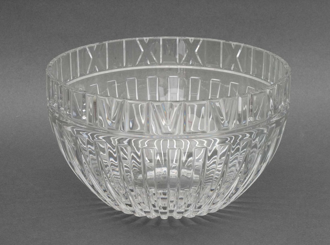Tiffany & Co. Crystal "Atlas" Centerpiece Bowl - 2