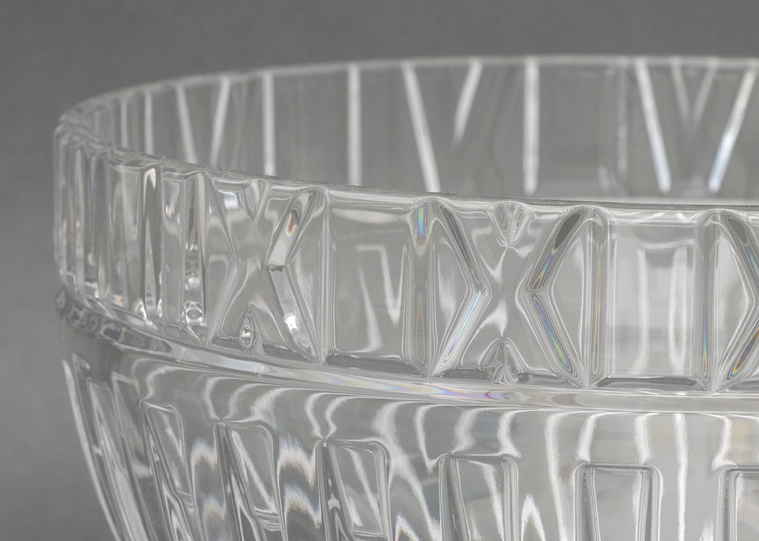 Tiffany & Co. Crystal "Atlas" Centerpiece Bowl - 4