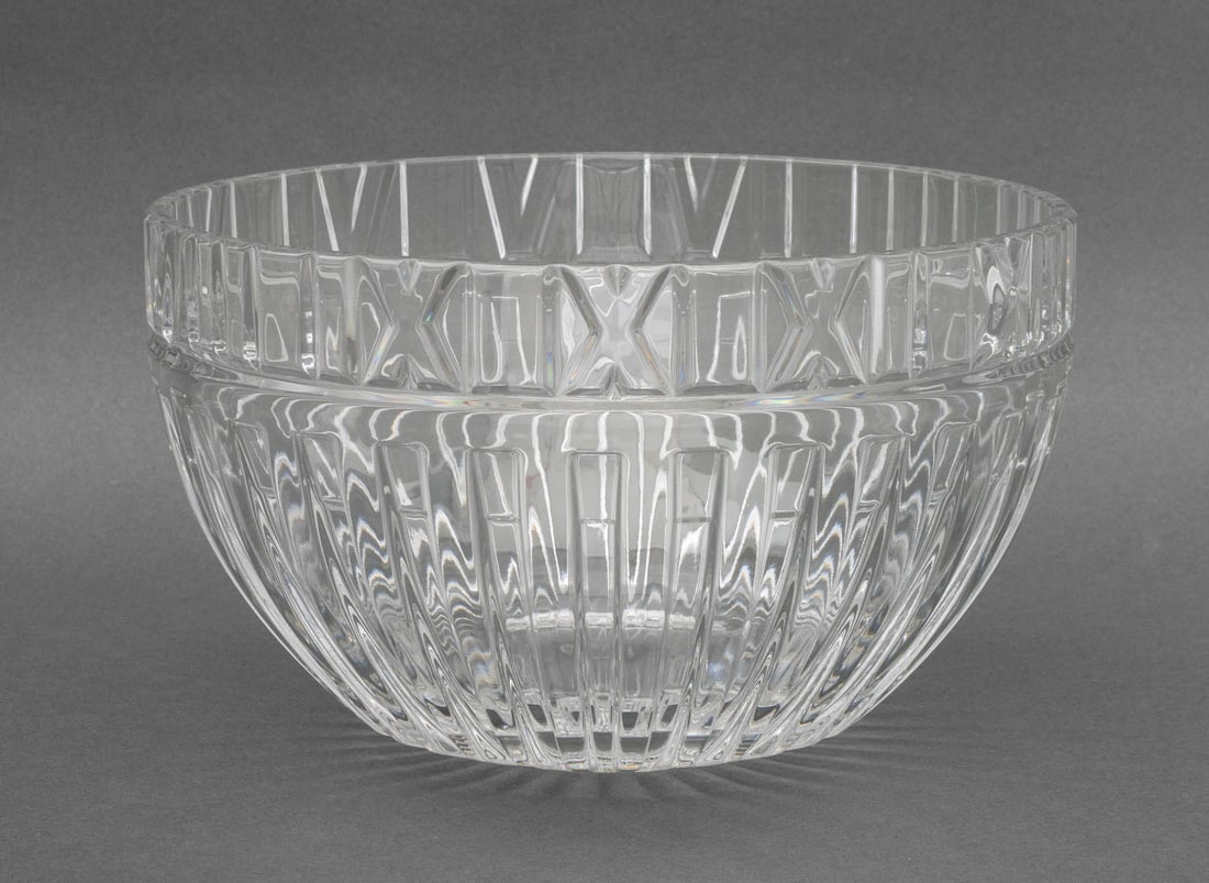 Tiffany & Co. Crystal "Atlas" Centerpiece Bowl - 5