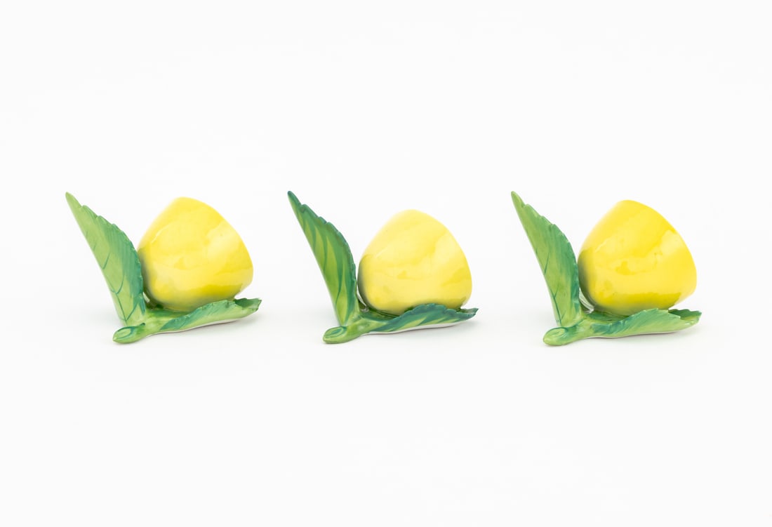 Herend Porcelain Fruit Form Tableware, 5 Pcs. - 13