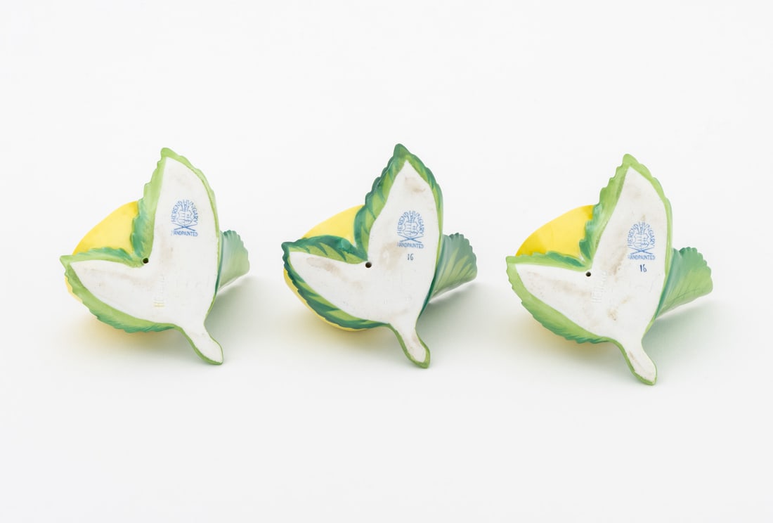 Herend Porcelain Fruit Form Tableware, 5 Pcs. - 15