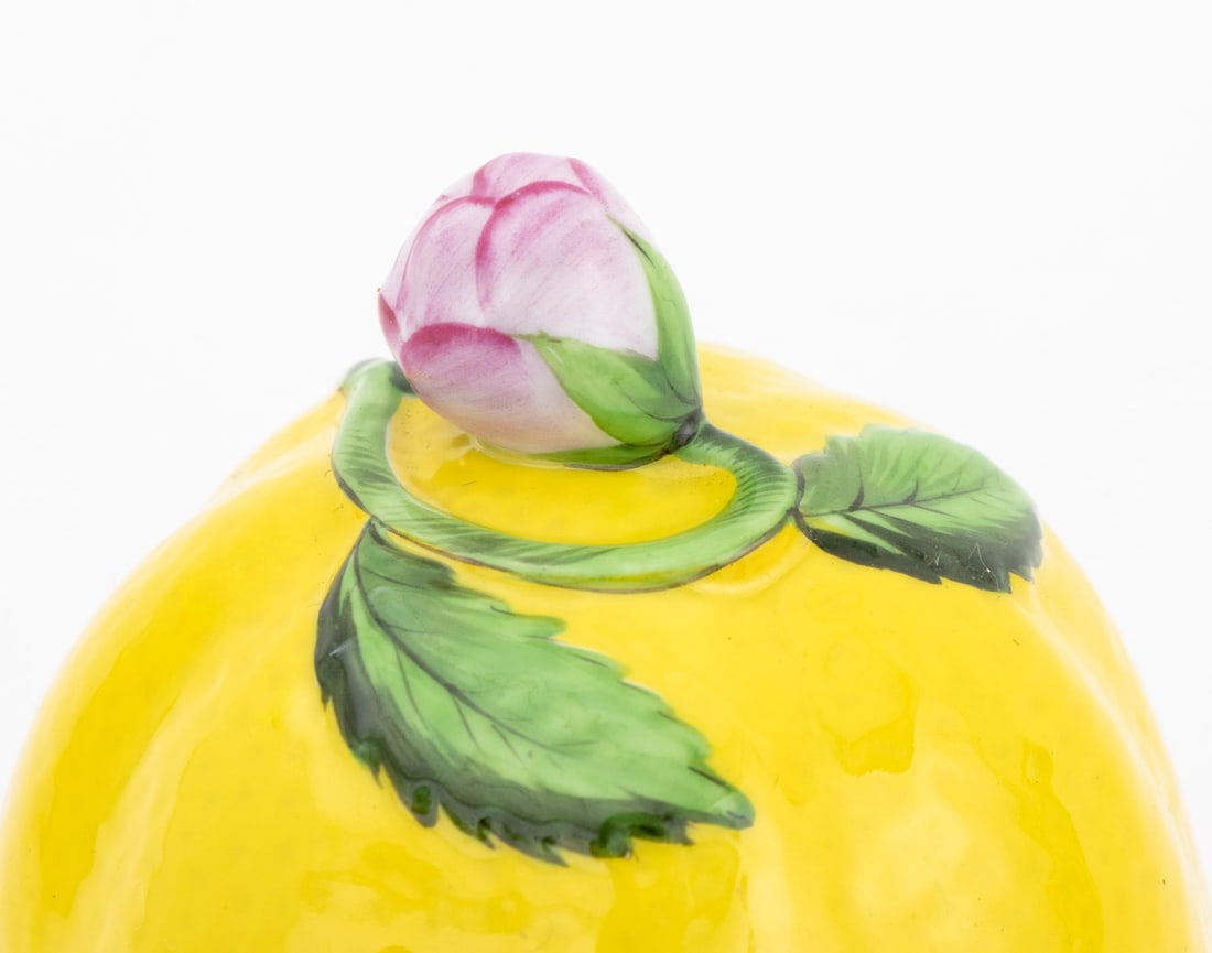 Herend Porcelain Fruit Form Tableware, 5 Pcs. - 8