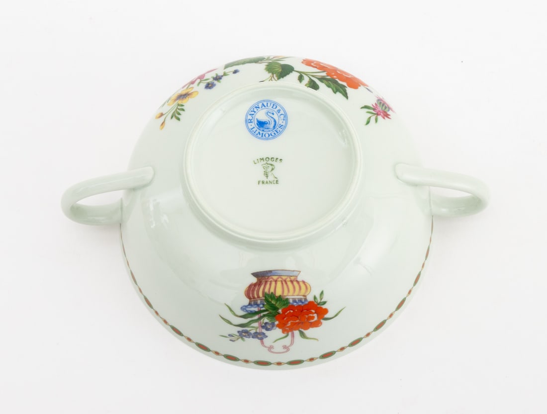 Limoges Raynaud & Co. Porcelain Service, 60 Pcs. - 10