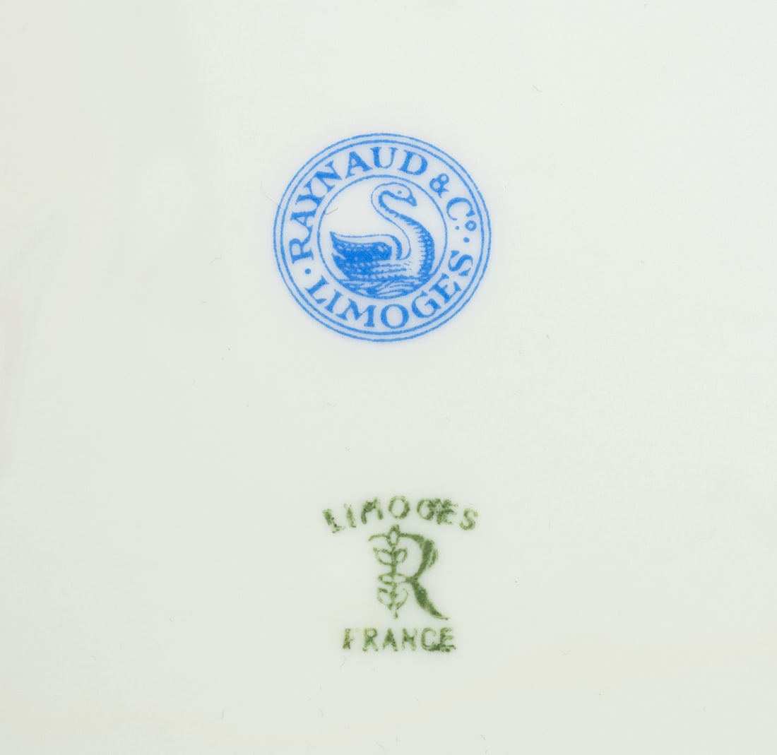 Limoges Raynaud & Co. Porcelain Service, 60 Pcs. - 16