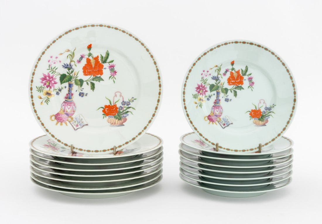 Limoges Raynaud & Co. Porcelain Service, 60 Pcs. - 17