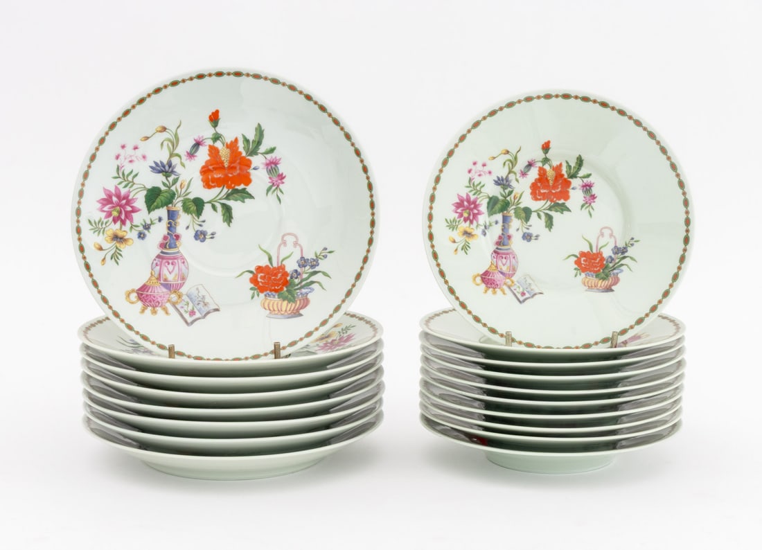 Limoges Raynaud & Co. Porcelain Service, 60 Pcs. - 18