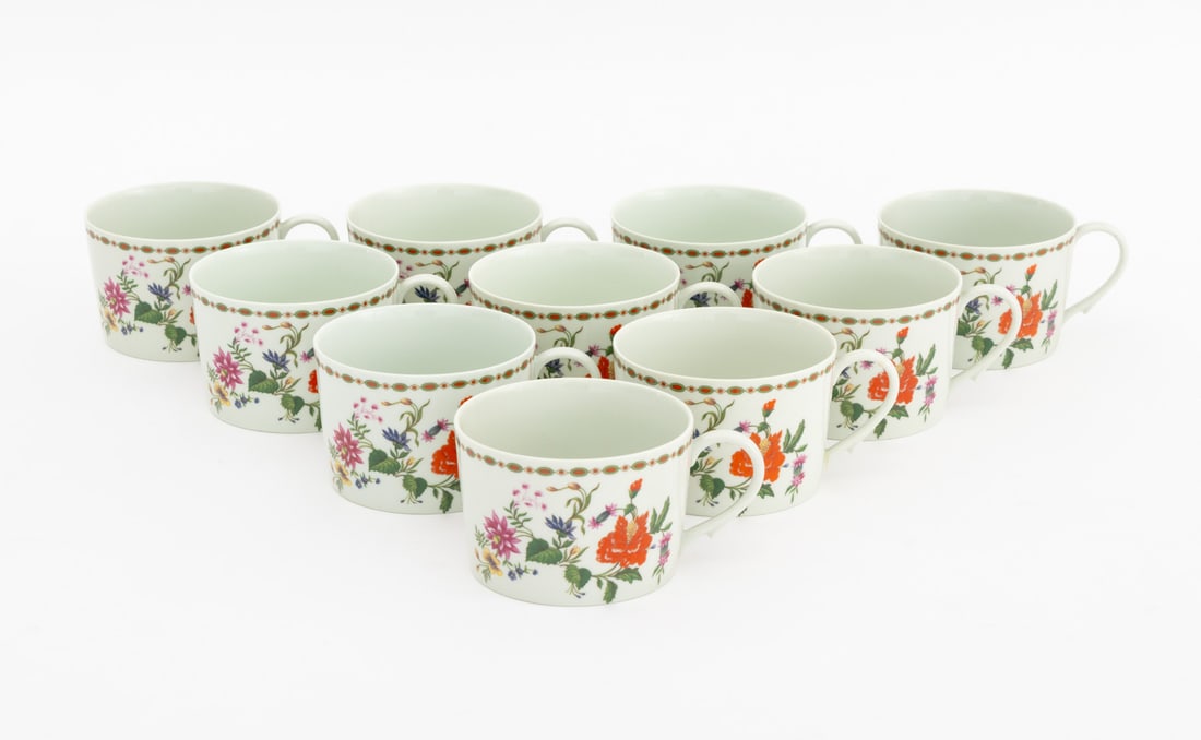 Limoges Raynaud & Co. Porcelain Service, 60 Pcs. - 2