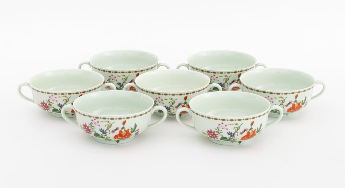 Limoges Raynaud & Co. Porcelain Service, 60 Pcs. - 8