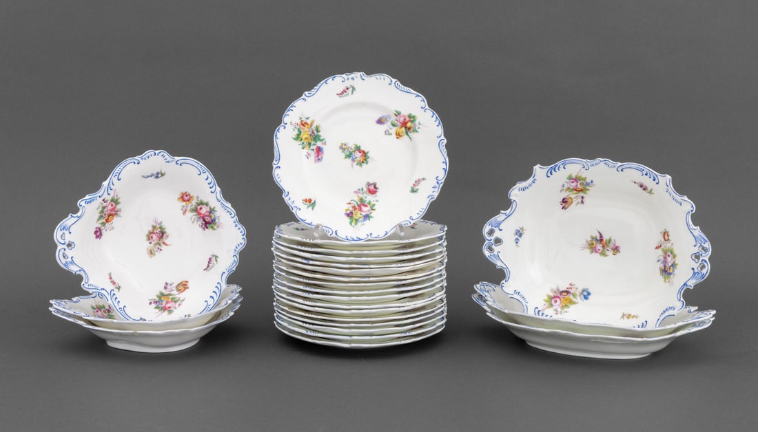 Limoges Porcelain Partial Service, 23 Pcs. (1 of 14)