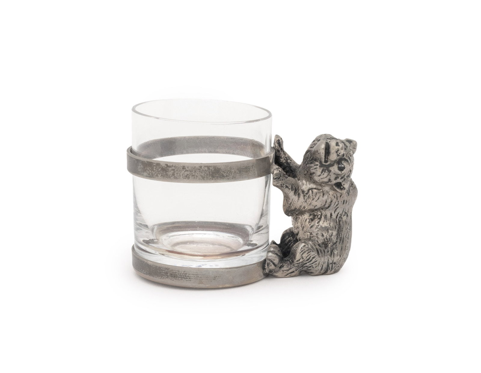 Mika Silver Plate Bear Motif Cup Holder (1 of 9)