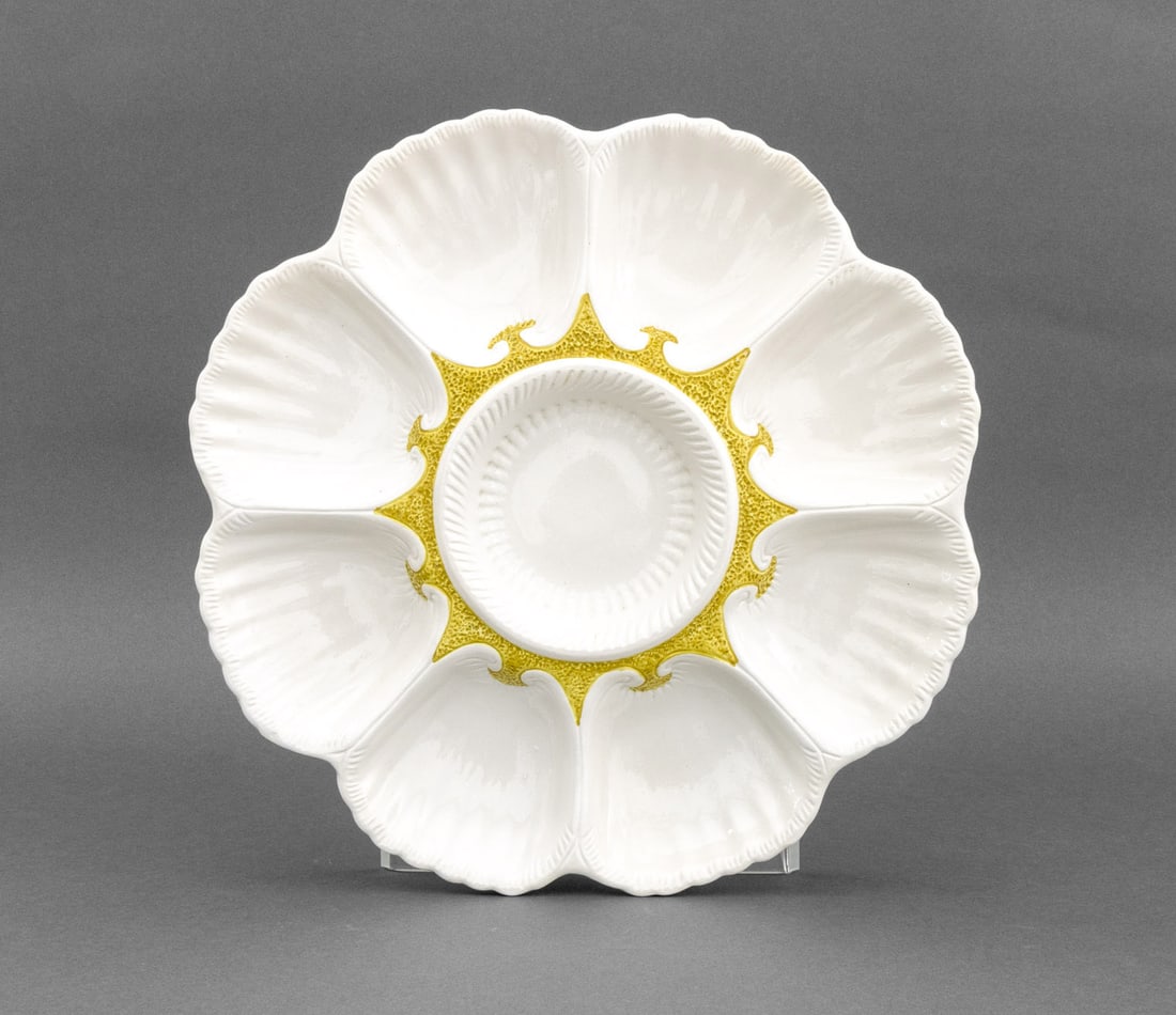 Shell Form Glazed Ceramic Serving Platters, 2 - 16