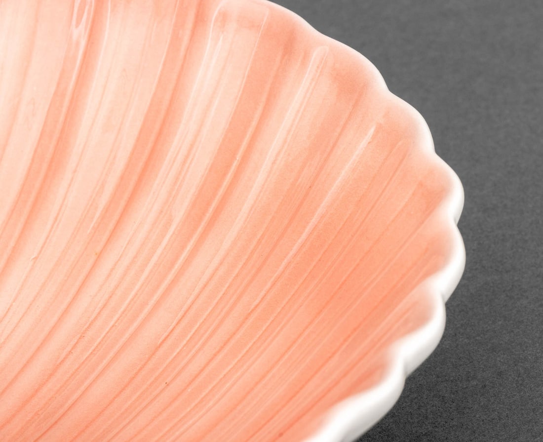 Shell Form Glazed Ceramic Serving Platters, 2 - 5