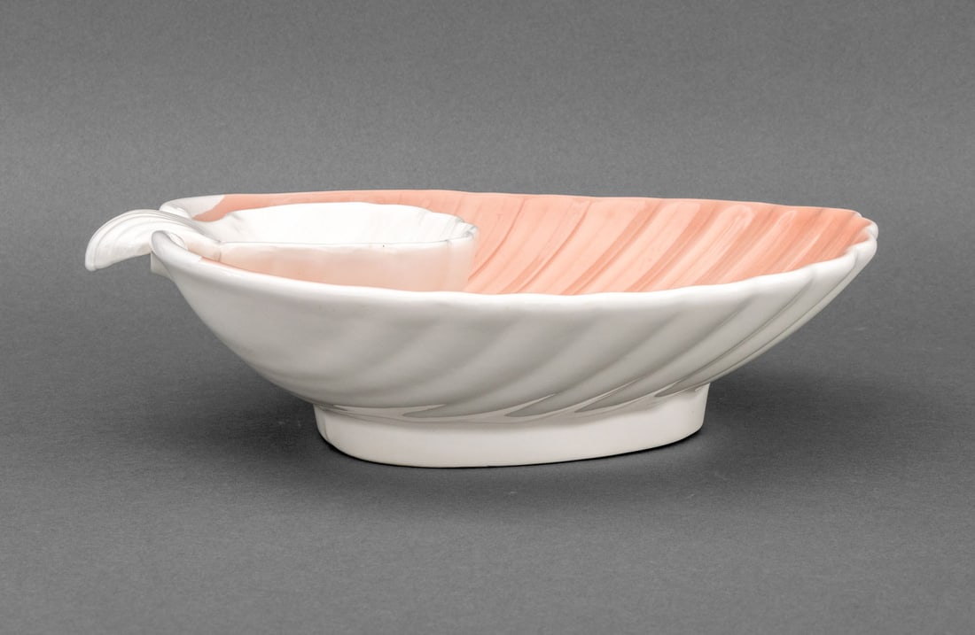 Shell Form Glazed Ceramic Serving Platters, 2 - 6