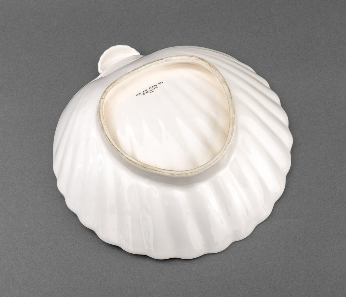 Shell Form Glazed Ceramic Serving Platters, 2 - 8