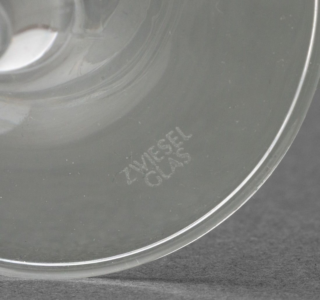 Wheat Motif Etched Glass Tableware, 48 Pcs. - 6