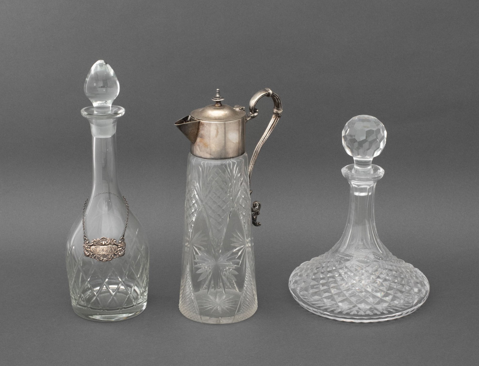 Waterford, Etc. Cut Glass Barware, 3 Pcs. (1 of 12)