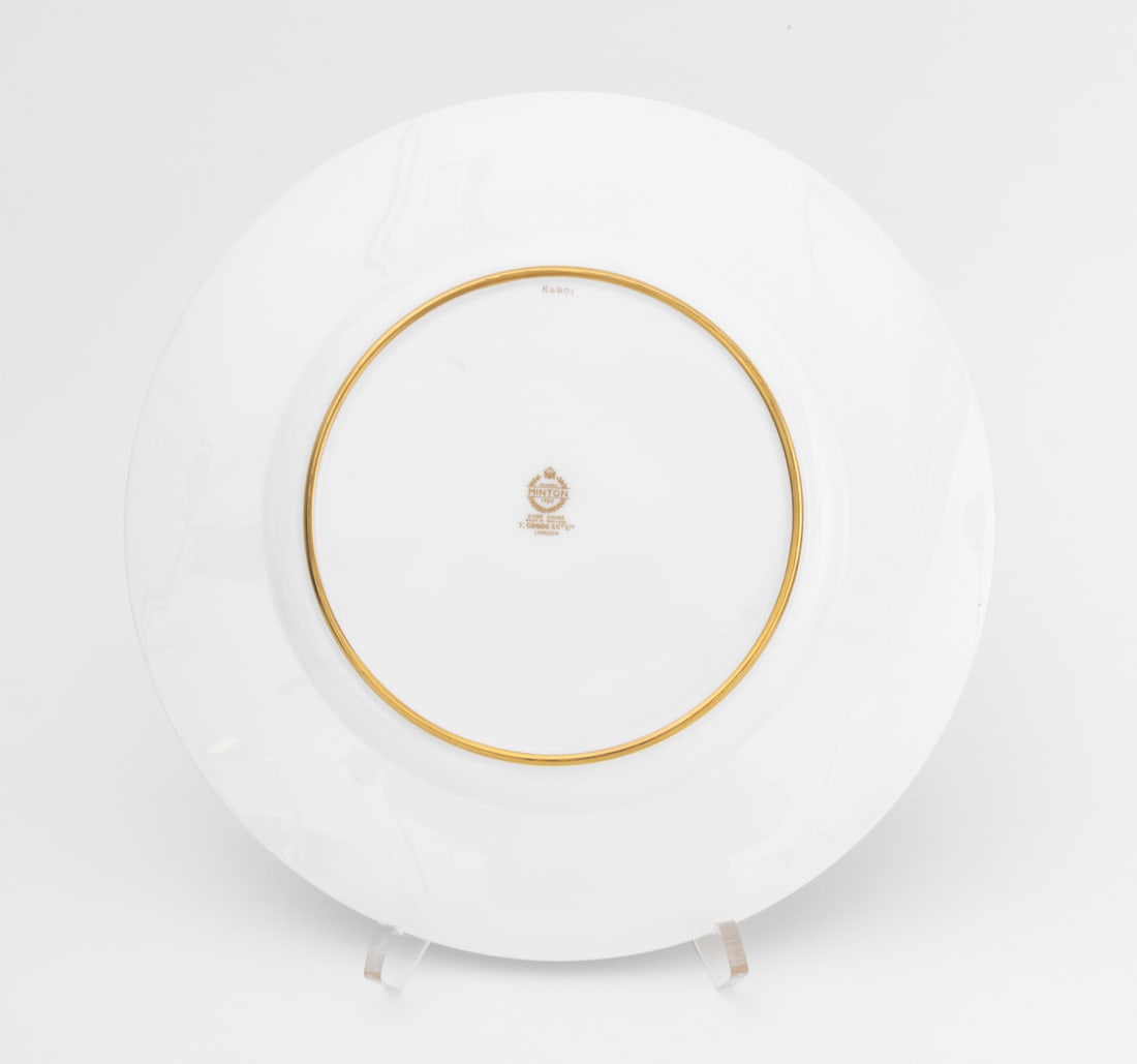 Gilt Encrusted Porcelain Tableware, 7 Pcs. - 4