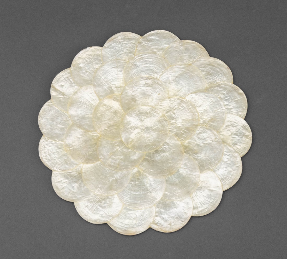 Capiz Shell and Cork Tableware, 11 Pcs. - 3