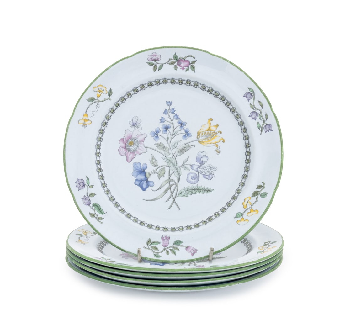 Spode "Summer Palace" Stoneware Salad Plates, 5 (1 of 7)