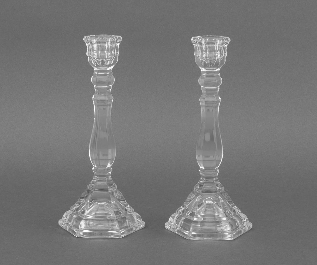 Tiffany & Co. Crystal Candlesticks, Pair (1 of 8)